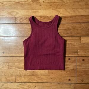 Lululemon Ebb to Street Cropped Racerback Tank Top